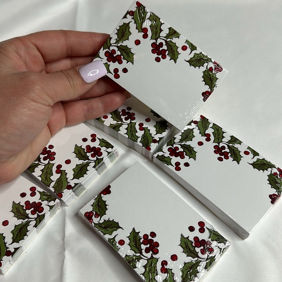 Holly Berry Enclosure Card 3.5x2.25" Pack of 50 - Picture 5 of 6